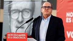 Gabilondo pide hacer un "cordón sanitario" a Vox para evitar "que tenga más poder en los gobiernos"