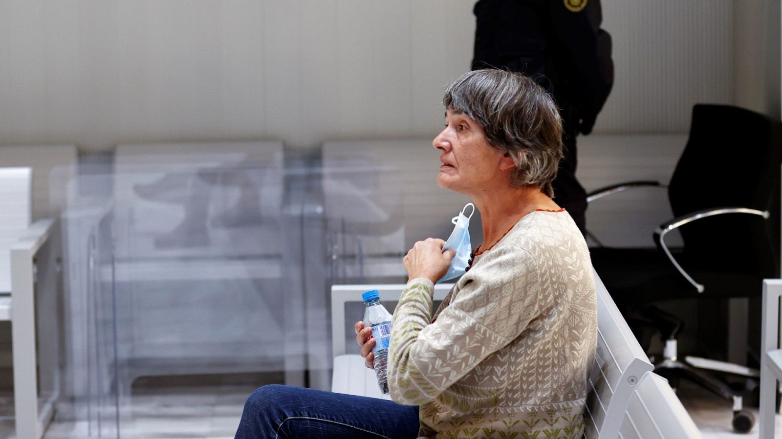 La exdirigente de ETA Soledad Iparraguirre, Anboto, durante uno de sus juicios