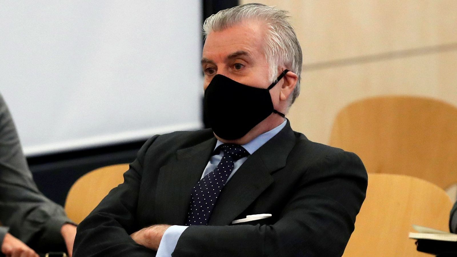 El extesorero 'popular' Luis Bárcenas durante uno juicio
