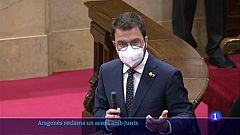 Aragonès crida a posar en marxa les institucions ja per encetar la reconstrucció del país