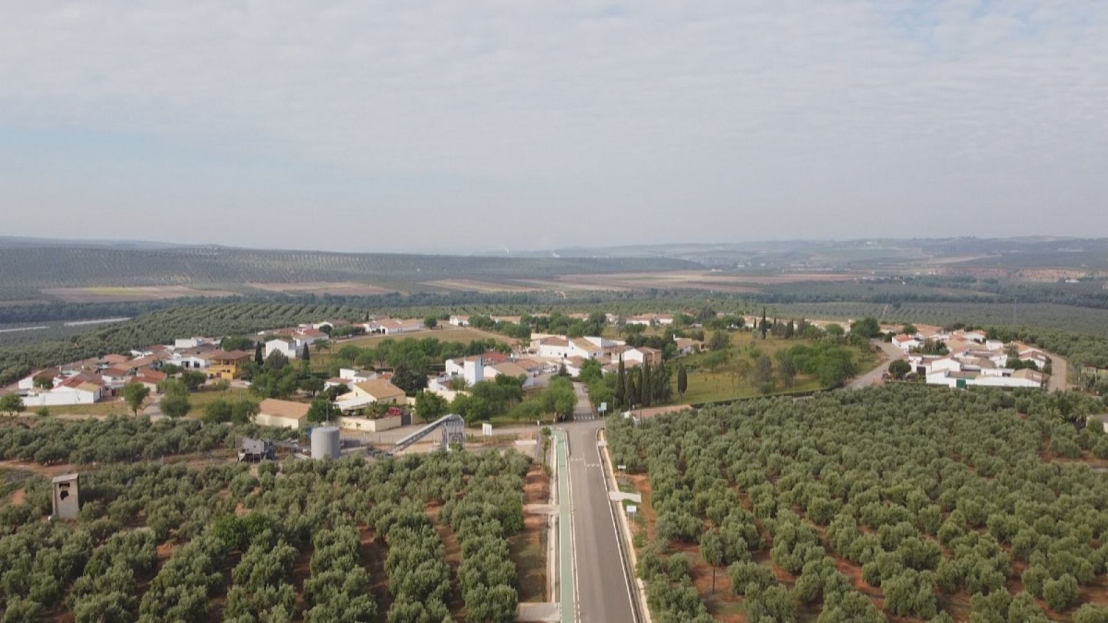 Imagen aérea de Miraelrío, Vilches, Jaén
