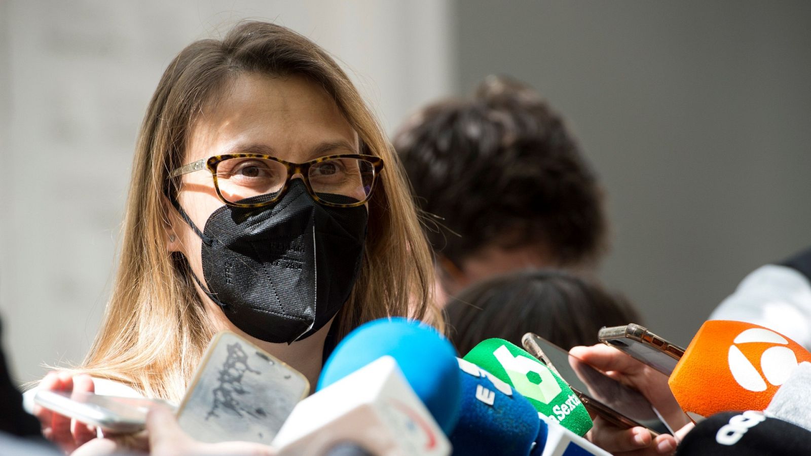 La exconsellera Meritxell Serret, a su salida del Tribunal Supremo