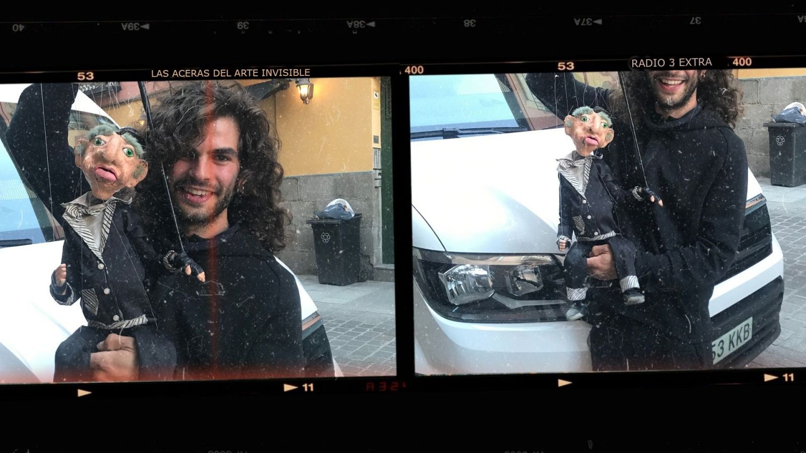 El titiritero Mario Rodríguez, protagonista de la primera entrega de 'Las aceras del arte invisible'