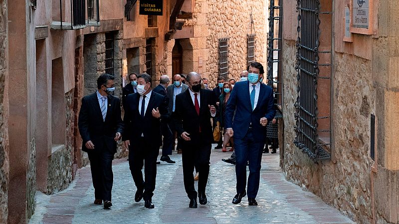 Aragón, Castilla y León y Castilla-La Mancha reclaman al Gobierno una cumbre para abordar la despoblación