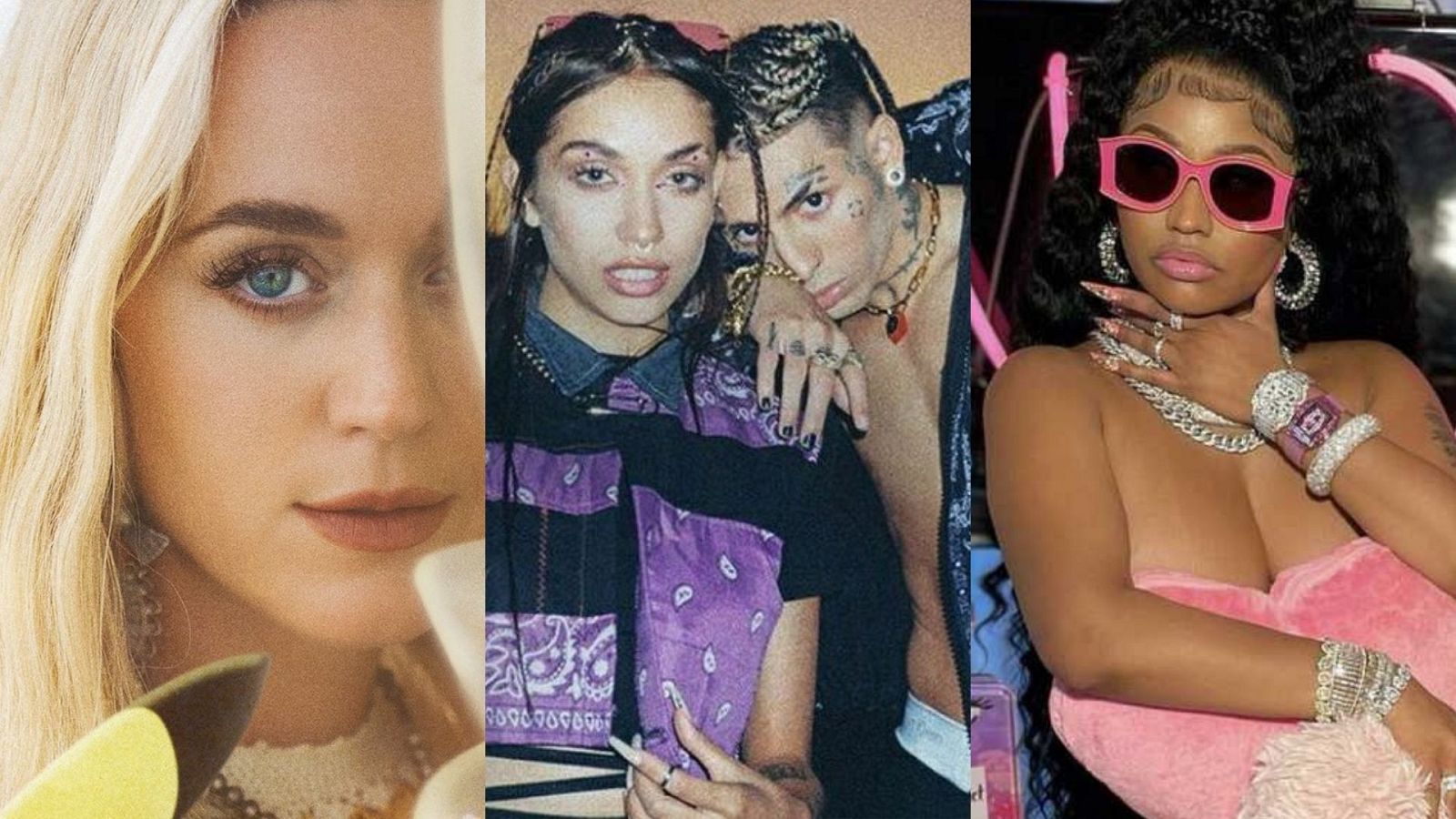 Katy Perry, Khea y María Becerra y Nicki Minaj