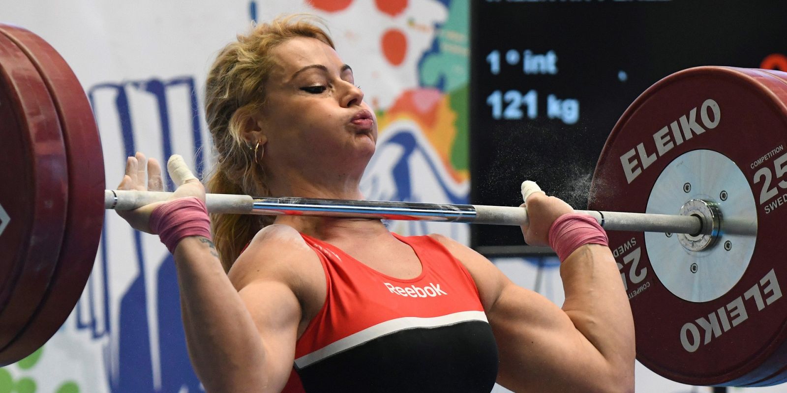 Lydia Valentin, durante la Copa de España de halterofilia