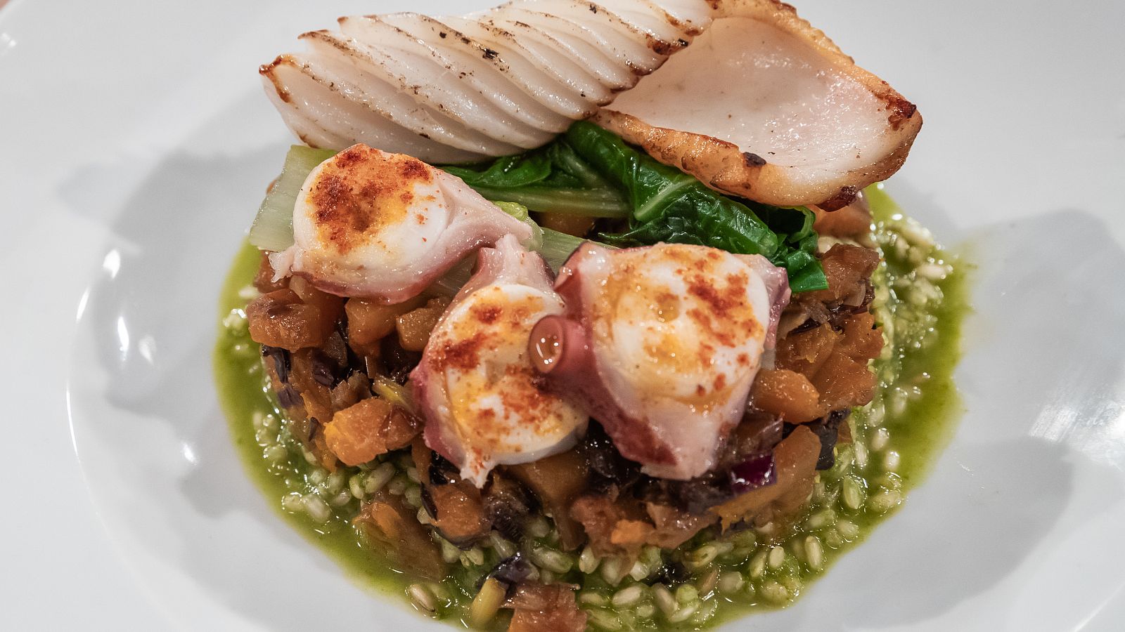 Receta de arroz verde de Fran