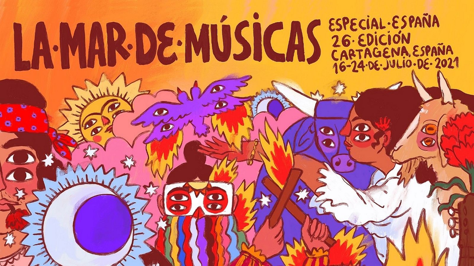 Cartel de La Mar de Músicas 2021