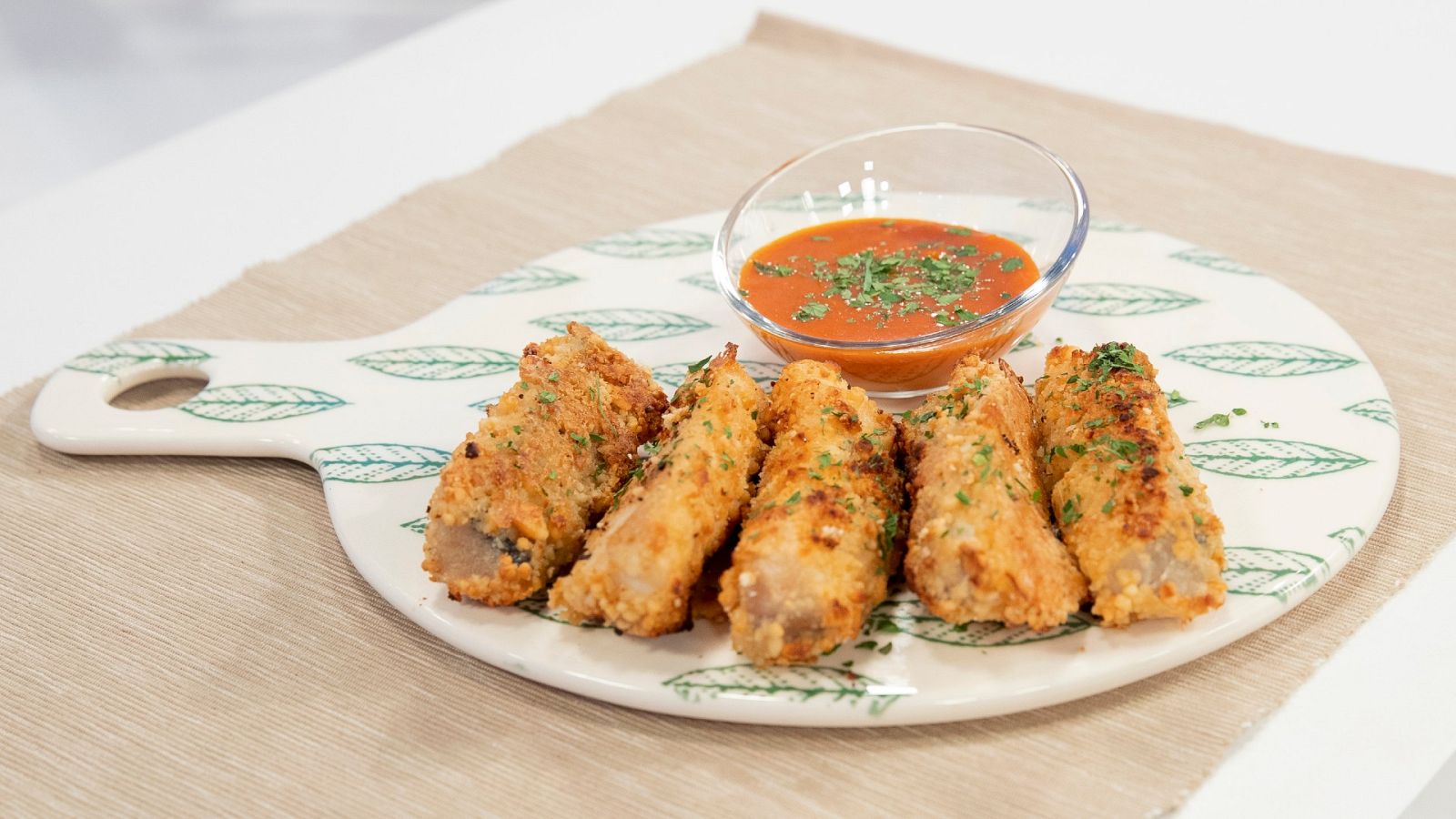 Receta de varitas de merluza rebozadas con anacardos