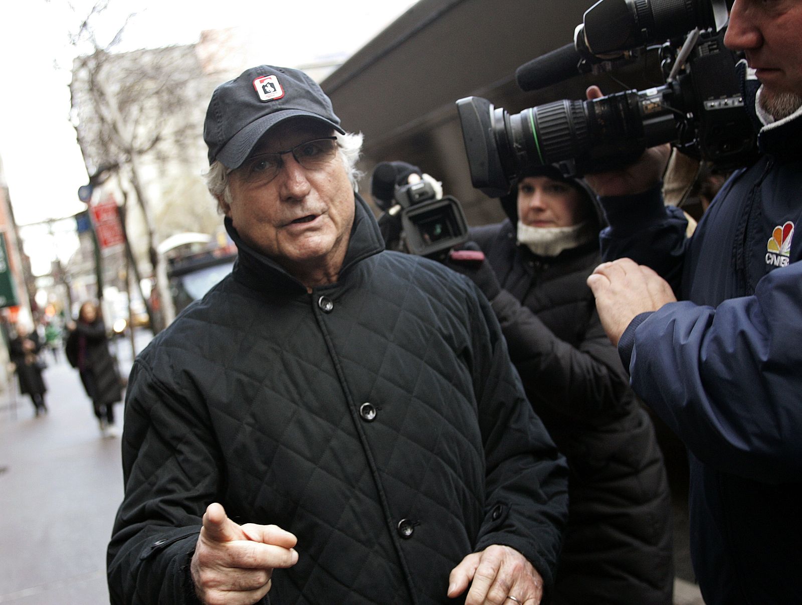 Bernard Madoff, en un paseo por Nueva York