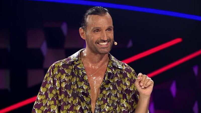 Rafa Méndez, empapado en agua por Miguel Ángel Muñoz