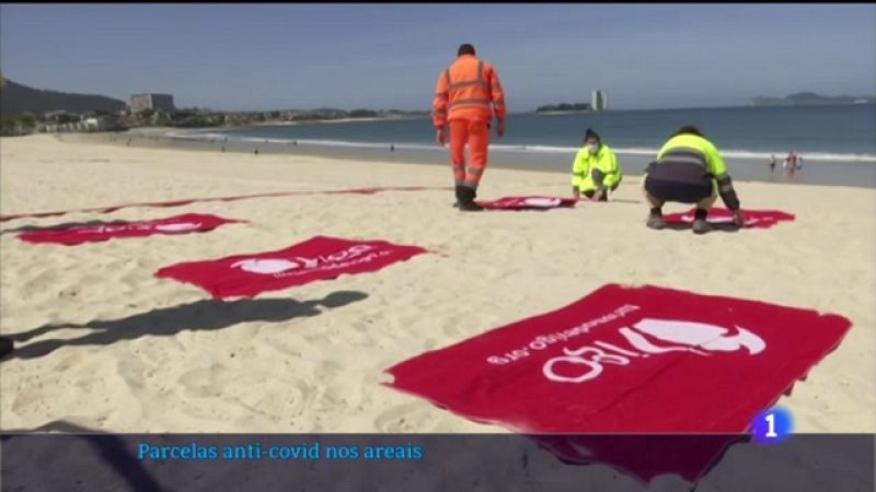 Vigo delimita parcelas nas praias de Samil e O Vao para gañar seguridade fronte á covid