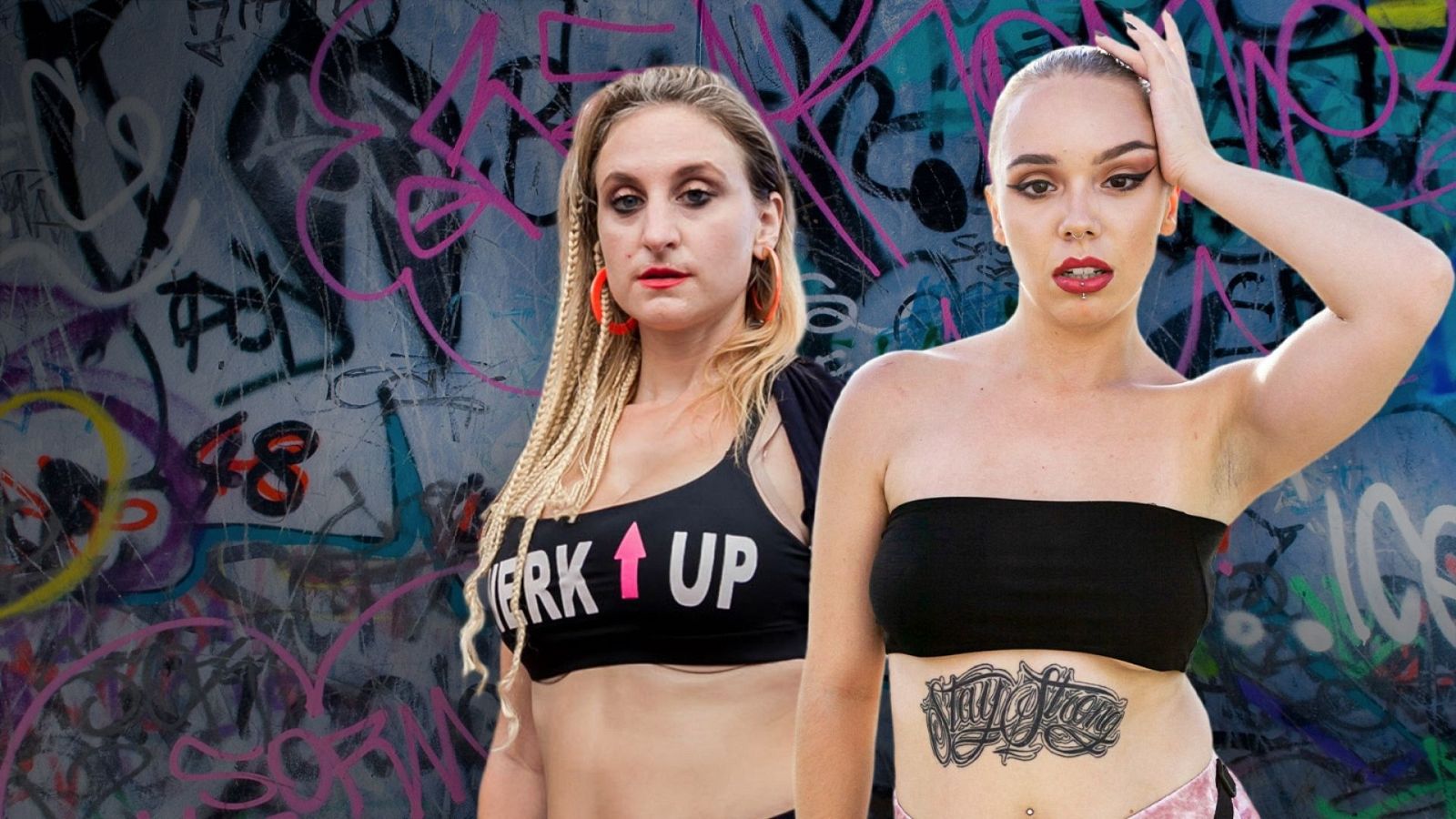 Sandra Kroes y Lirios Pastor, bailarinas de twerk en DANZ