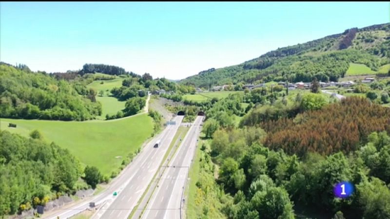 O tnel do Cereixal na autova A-6 en Lugo, o primeiro en Espaa con tecnoloxa 5G para axudar  conducin 