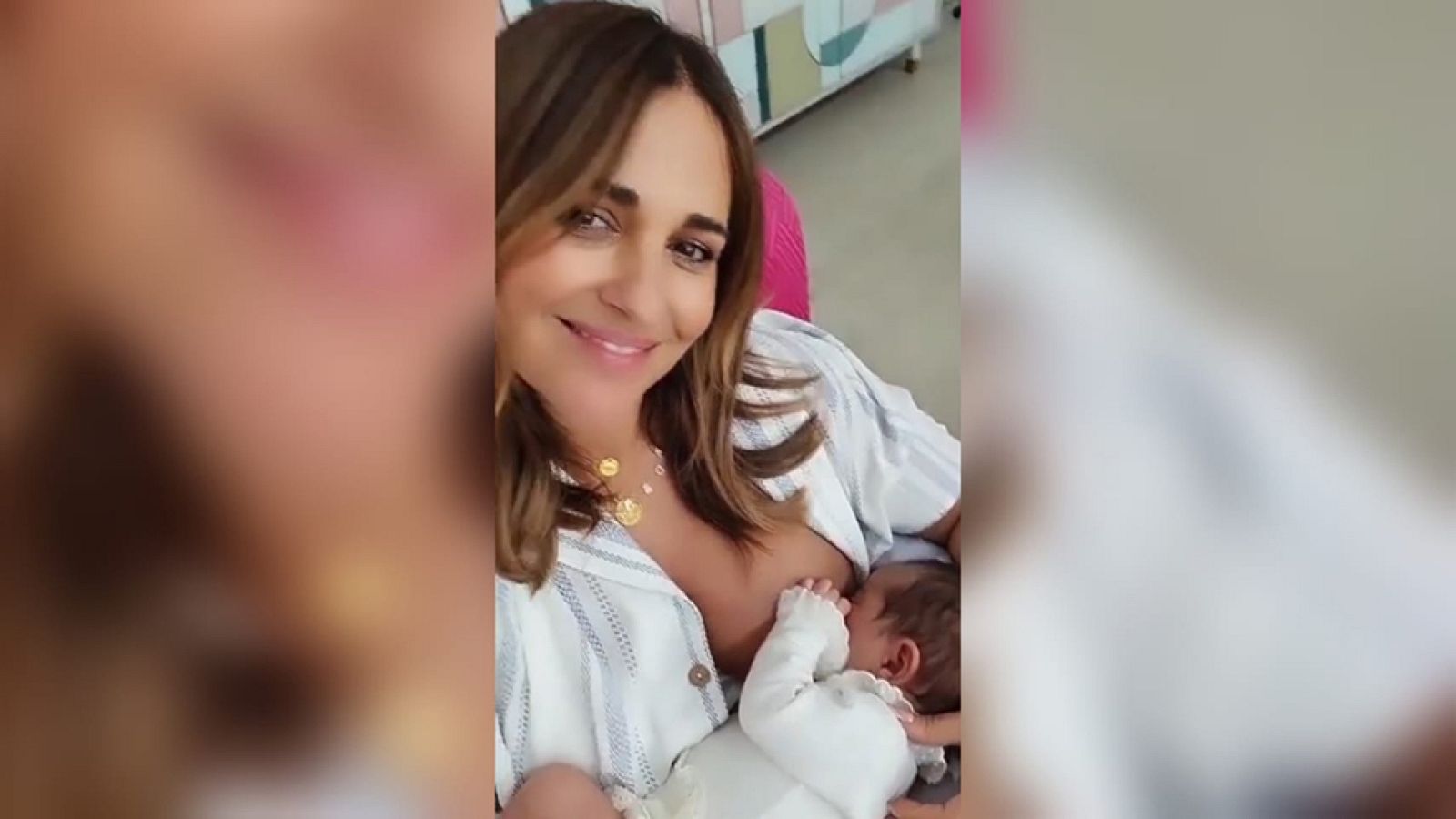 Paula Echevarría en su momento más íntimo: le da el pecho a su hijo Miki