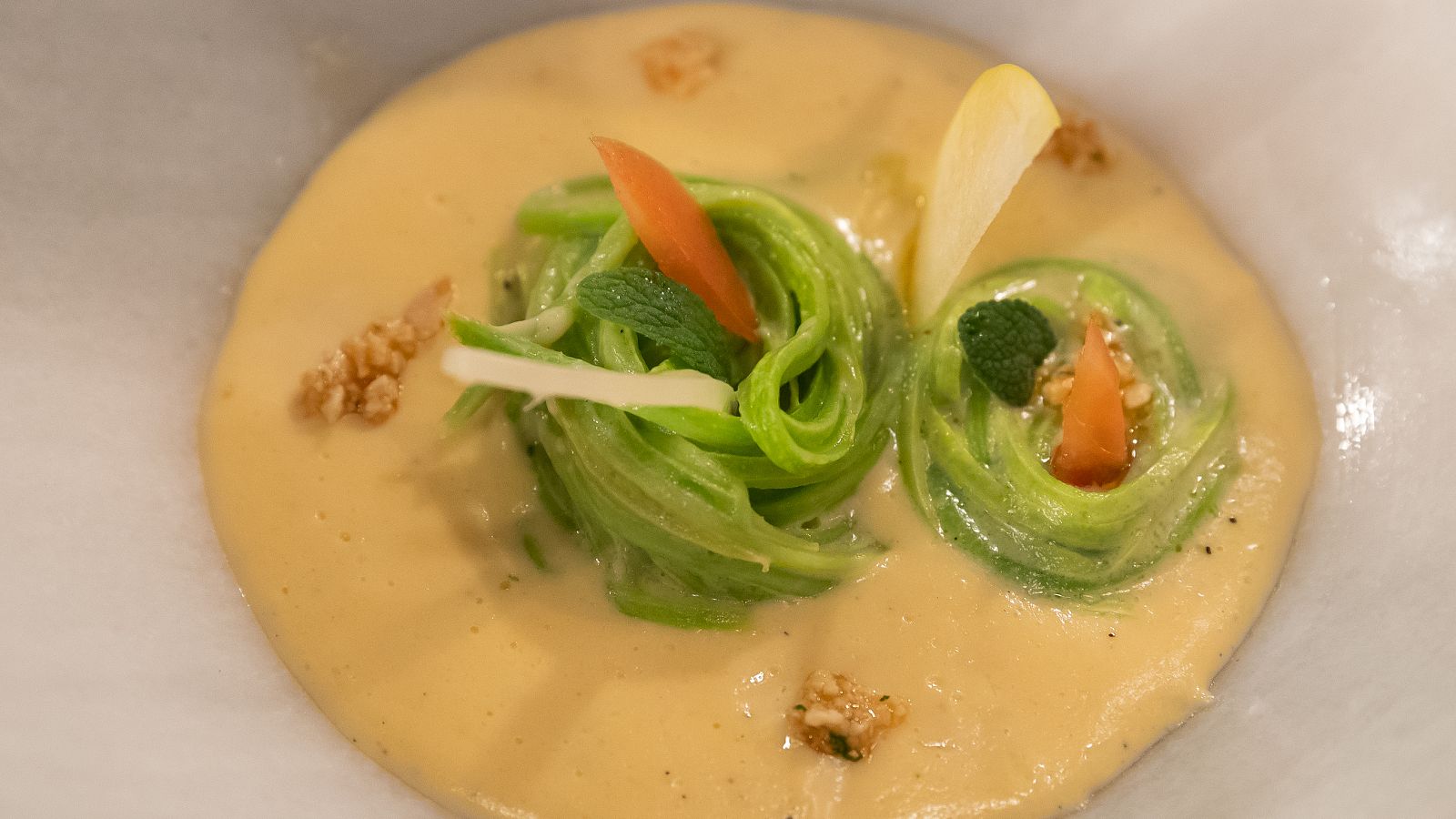 Receta "mel" de espaguetis de calabacín de Toni