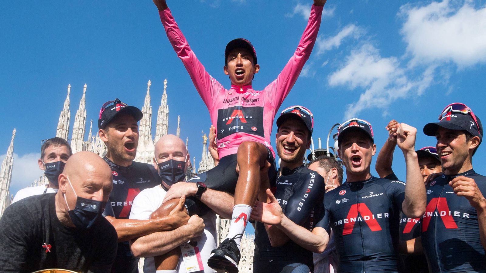 Celebración del Giro de Italia