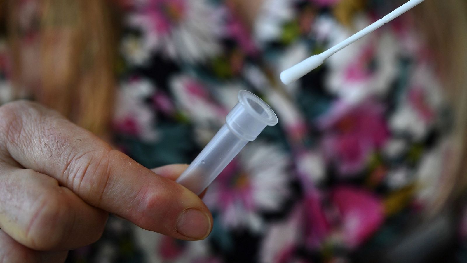 Imagen de un test de diagnóstico de coronavirus