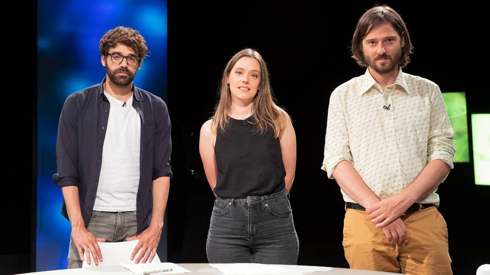 Carlos Marqués-Marcet, María Rodríguez Soto y David Verdaguer
