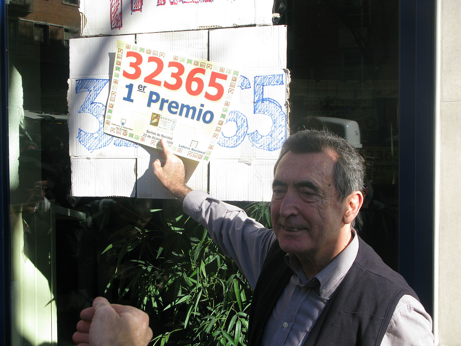 Avelino Rueda, con el Gordo