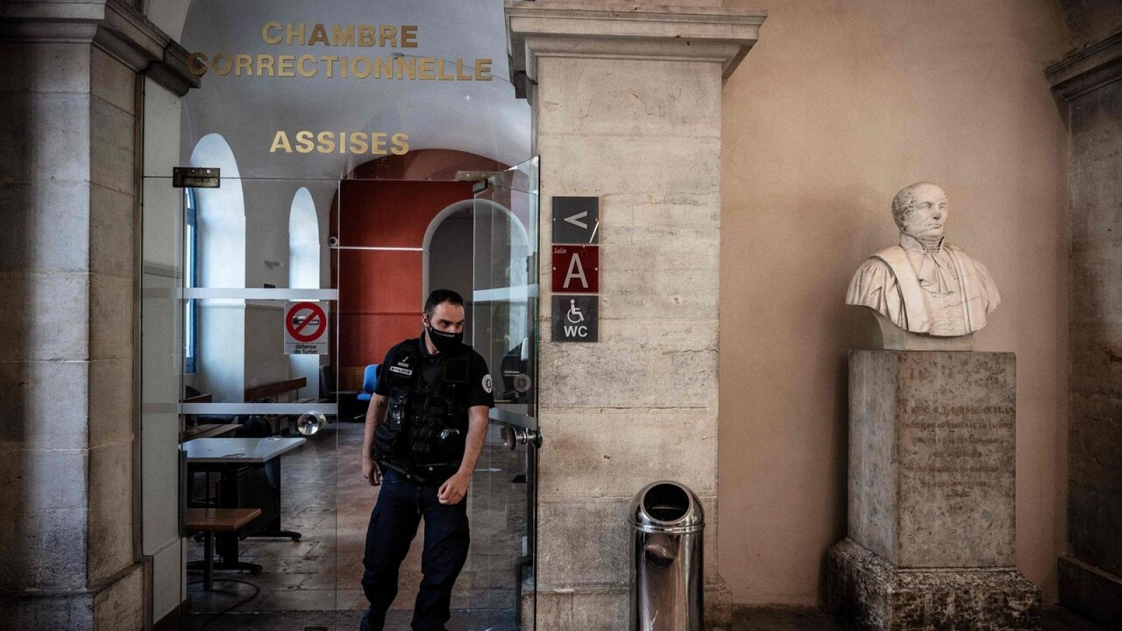 La corte de Valence donde ha sido juzgado Damien Tarel