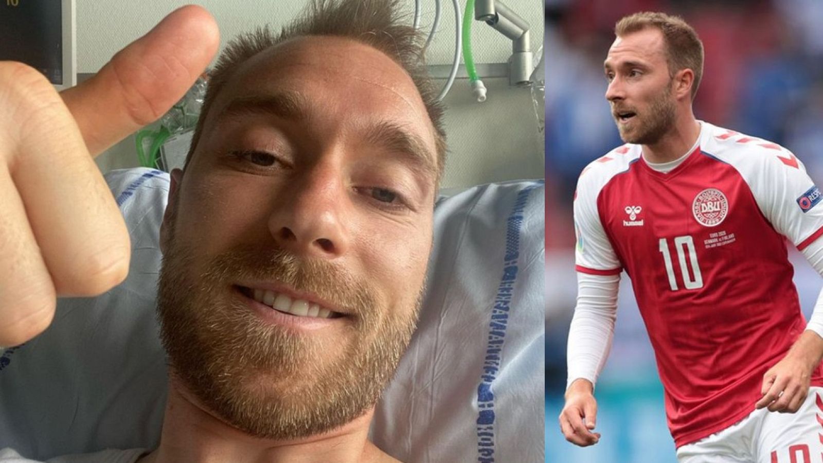 Eriksen continua hospitalizado pero estable