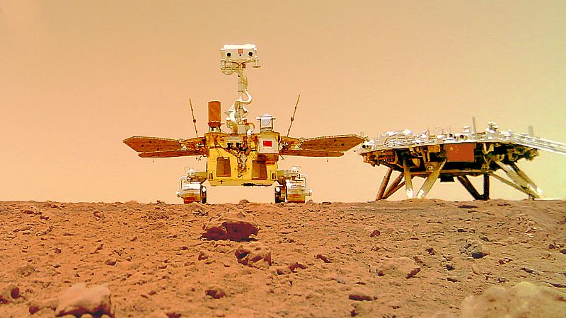 China publica imágenes en color de la superficie de Marte