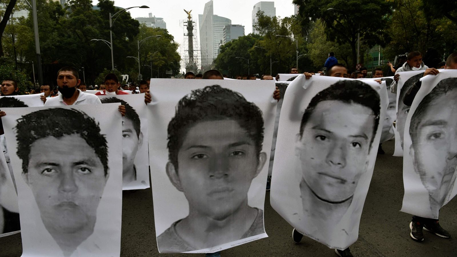 Protesta caso Ayotzinapa, México