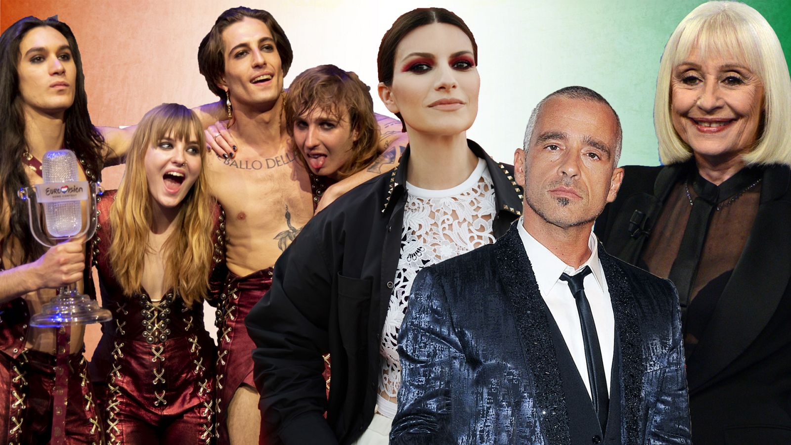 Raffaella Carrà, Eros Ramazzoti o Laura Pausini: todos estos cantantes italianos triunfaron antes que Måneskin
