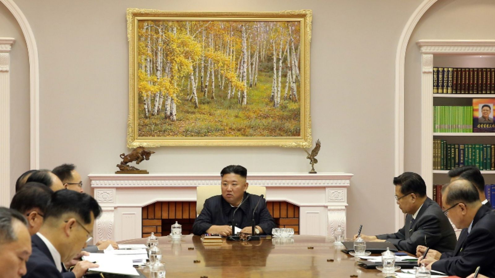 Una imagen del líder norcoreano, Kim Jong-un.