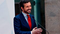 Casado califica los indultos de "golpe de gracia" a la legalidad y acusa a Sánchez de "blindar" un segundo 'procés'