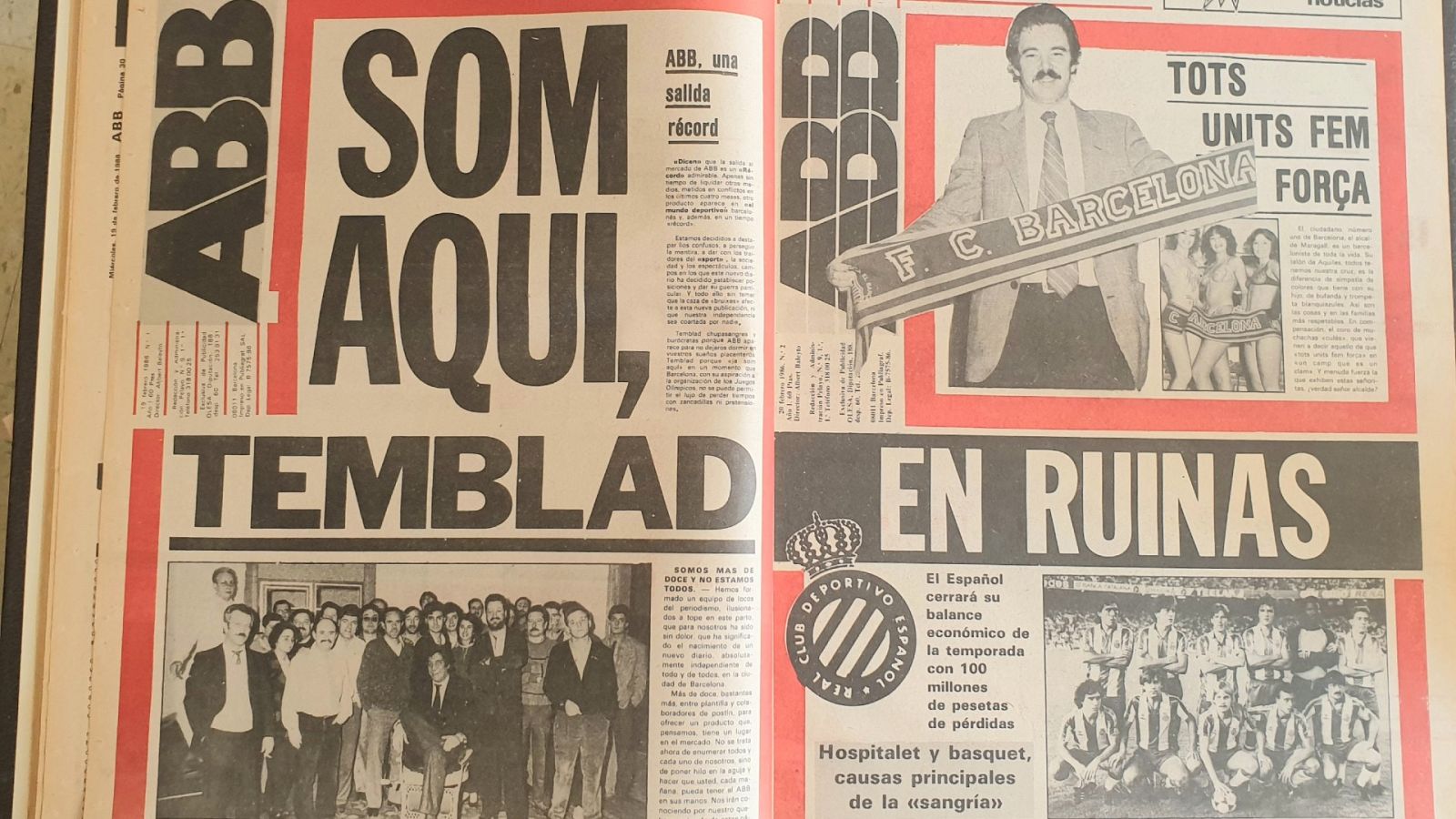 Páginas del diario 'ABB'