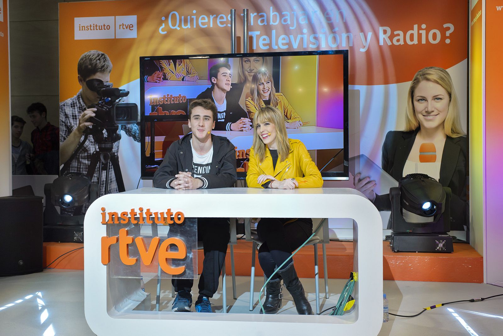 Stand del Instituto RTVE en la Feria Aula 2016