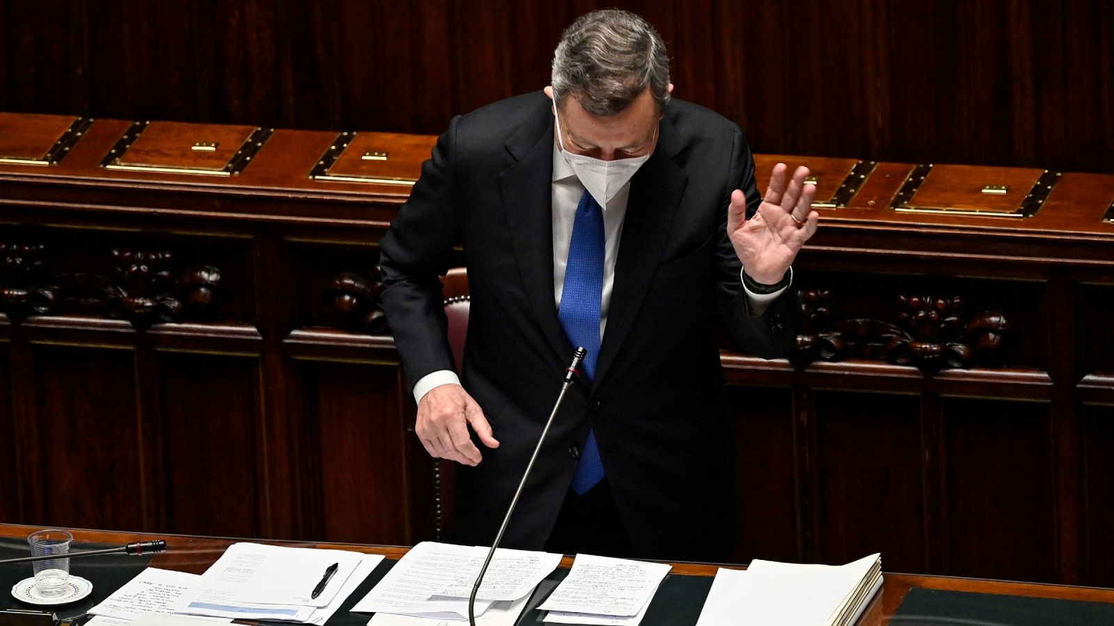 El primer ministro italiano, Mario Draghi.