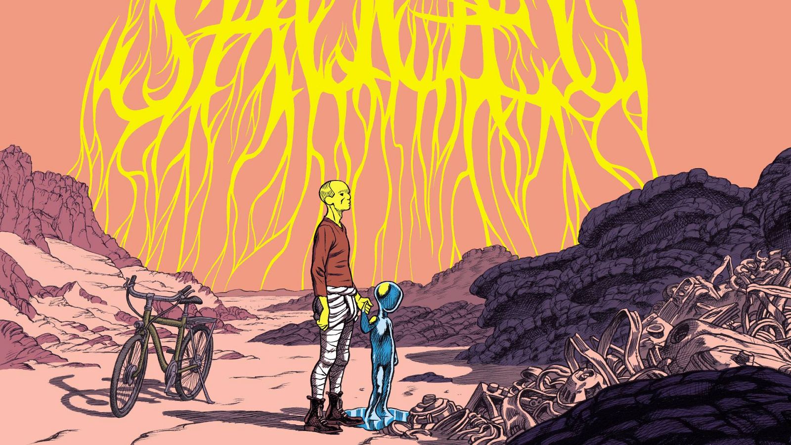 Detalle de la portada de 'Saqueo'