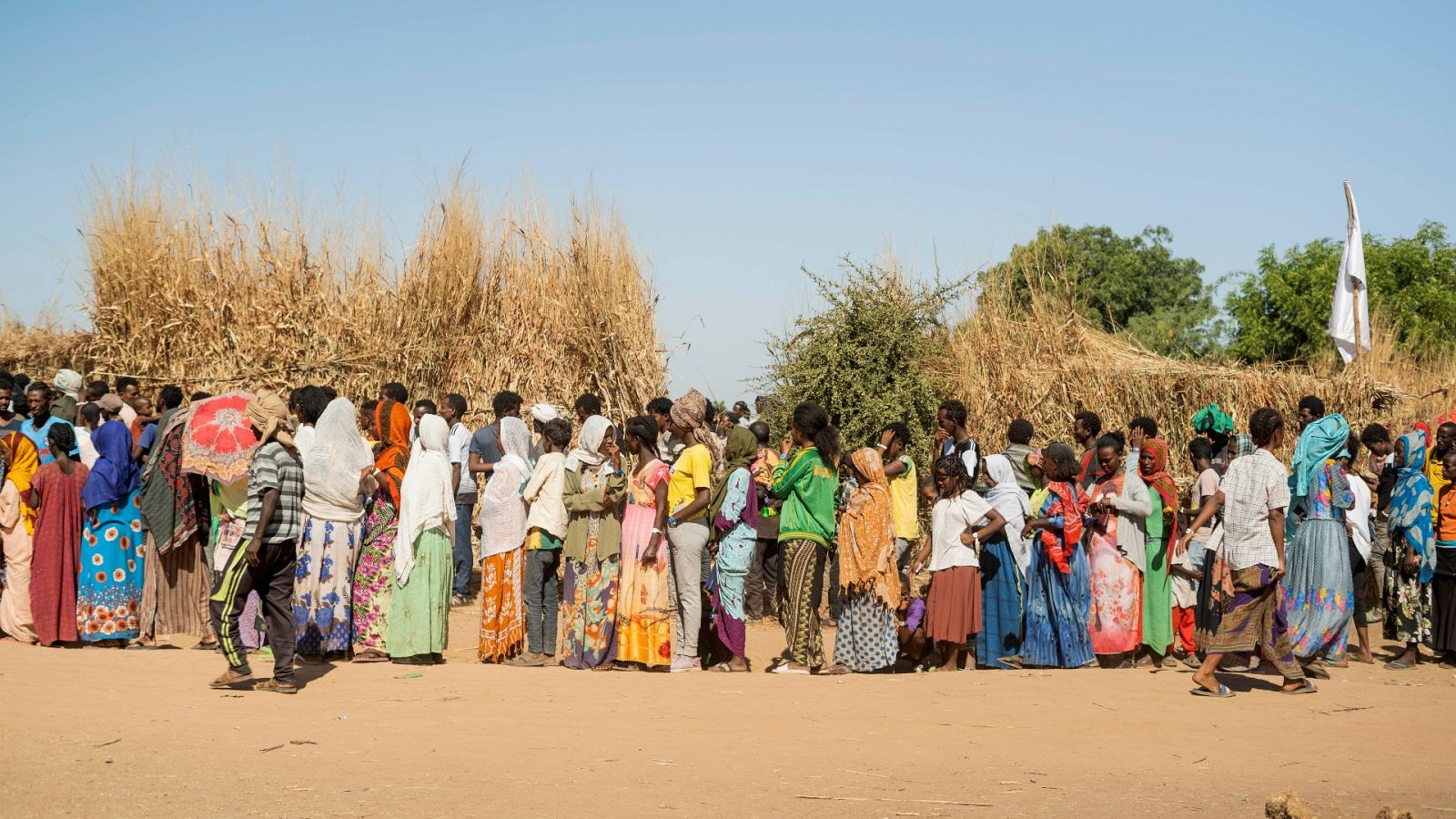 Refugiados etíopes del Tigray en Sudán