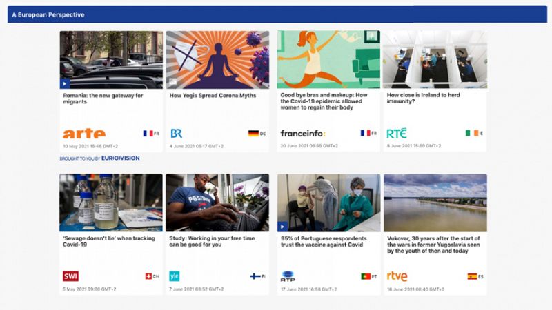 Aportar una perspectiva europea: medios de comunicación públicos se alían por un modelo innovador de intercambio de noticias en todo el continente