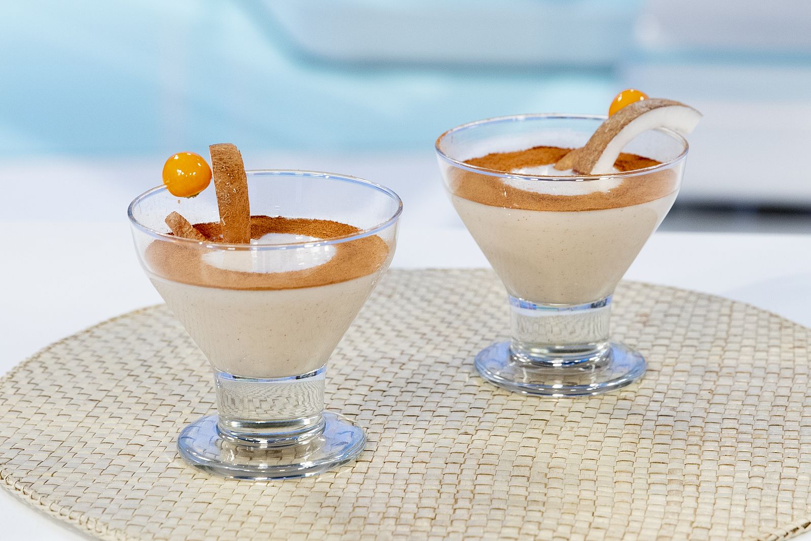 Crema de arroz con leche estilo árabe o mhalbi