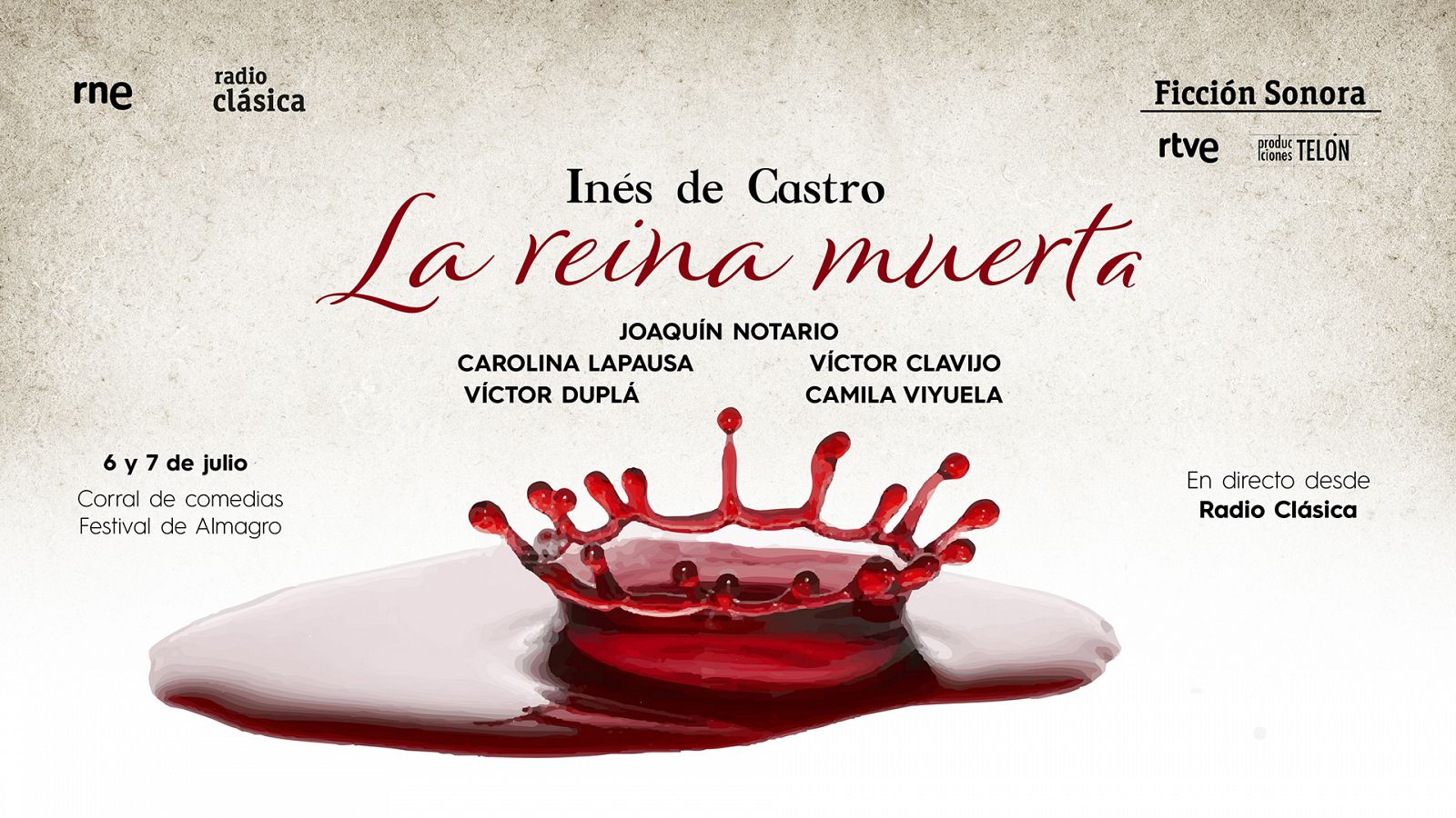 'La reina muerta': la ficci�n sonora que cuenta la historia de In�s de Castro, la reina cad�ver de Portugal