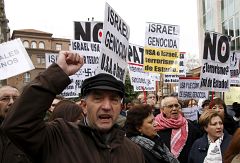 Un millar de personas se manifiesta en Madrid contra los ataques a Gaza