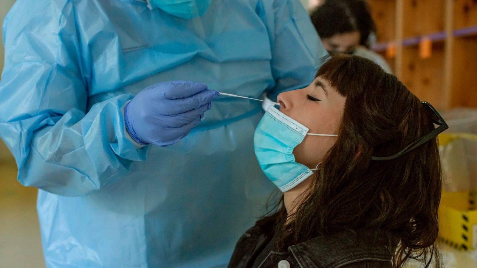 Los jóvenes de 16 a 30 años se someten a un cribado en Ribadavia, Ourense
