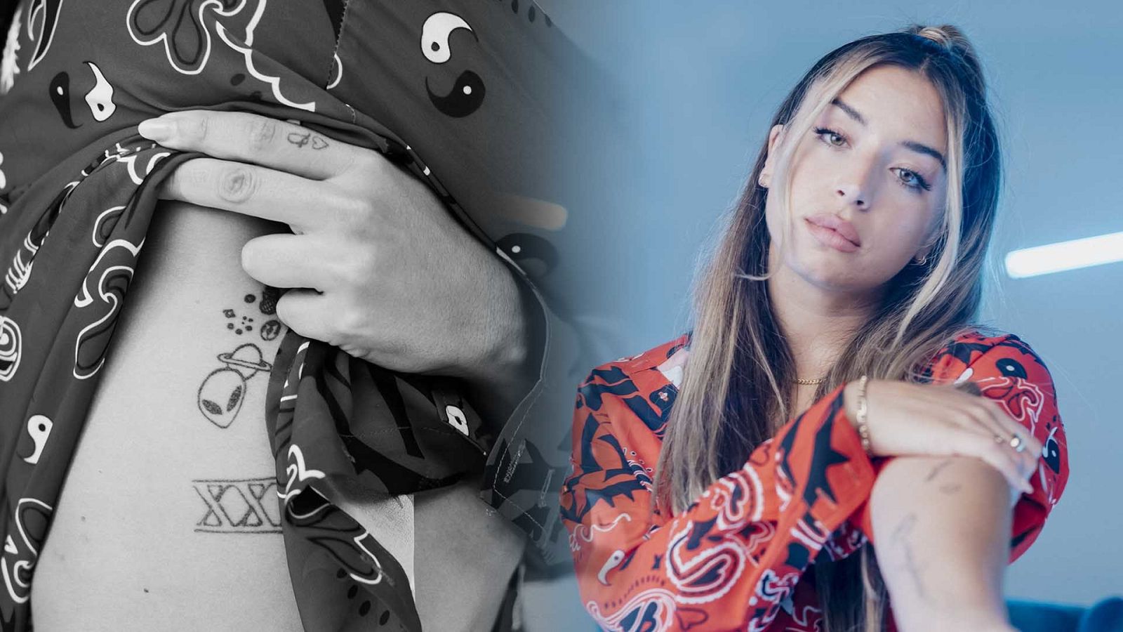 Lola Índigo en el programa de 'Tintas'