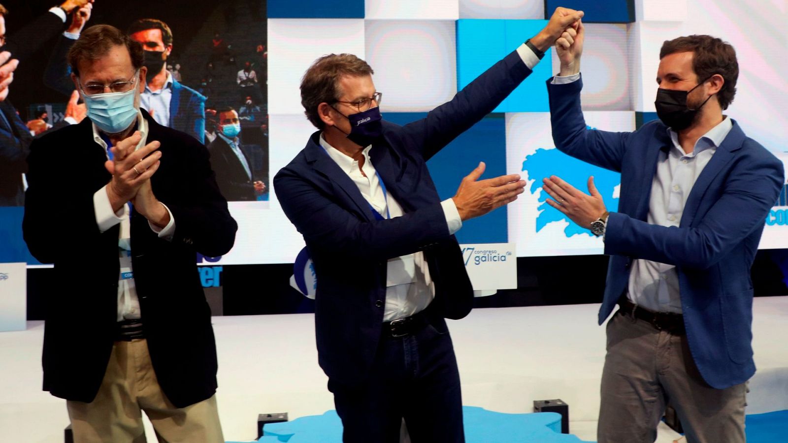 Feijóo, reelegido al frente del PP