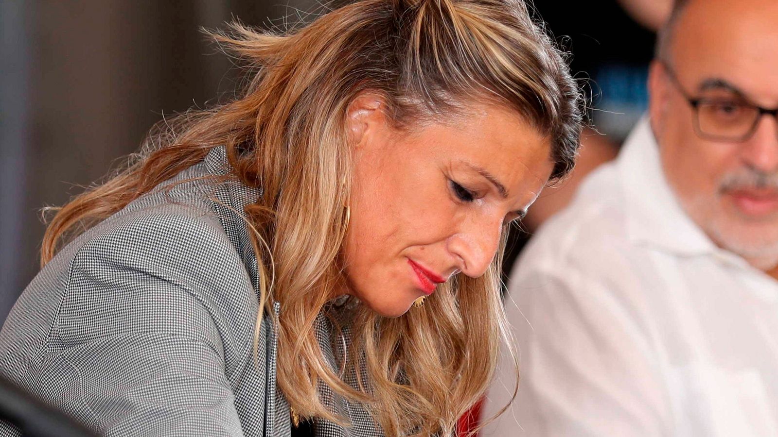 La ministra de Trabajo, Yolanda Díaz