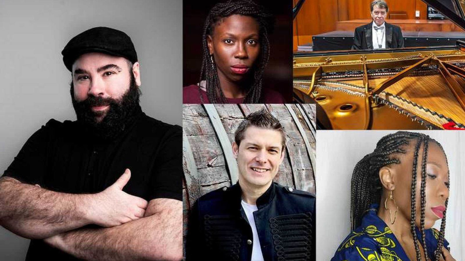 Dani Reus con los solistas del concierto