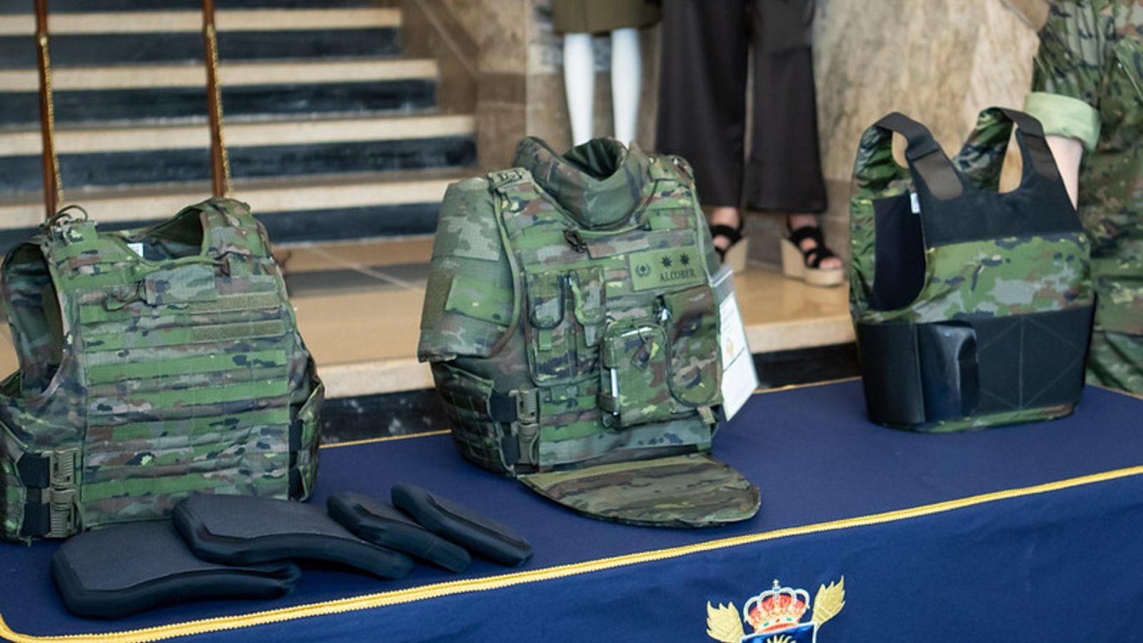 Chaleco antifragmentos para mujeres militares