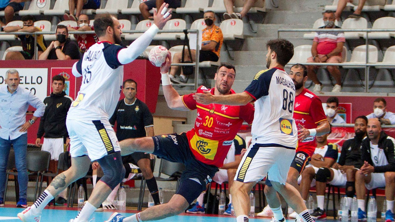 En la imagen Raúl Entrerrios, que se retirará al finalizar los Juegos