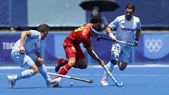 La selección de hockey masculino empata ante Argentina en su debut olímpico