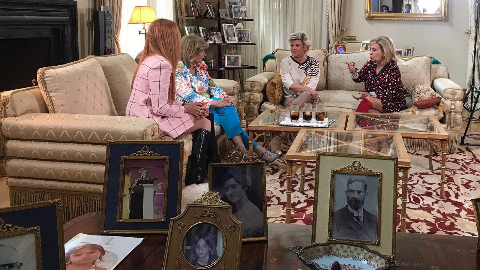 Las Campos, durante la entrevista