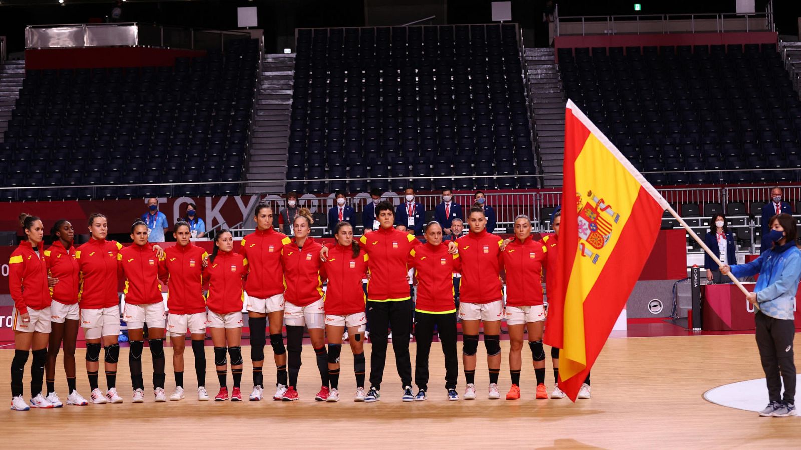 La selección española femenina de balonmano